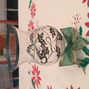 Lenox holiday spirit hurricane candle holder